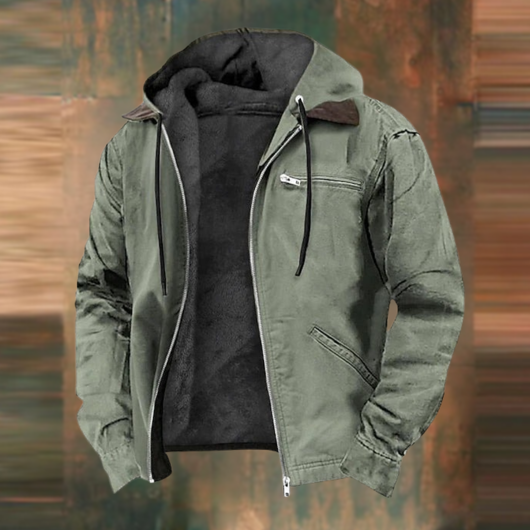 CLASSIC | Hooded jacket with warm fleece lining